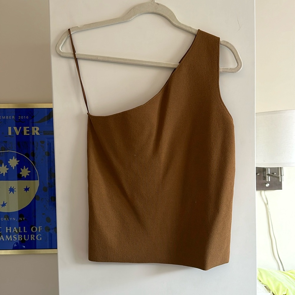 VINCE ONE SHOULDER TOP